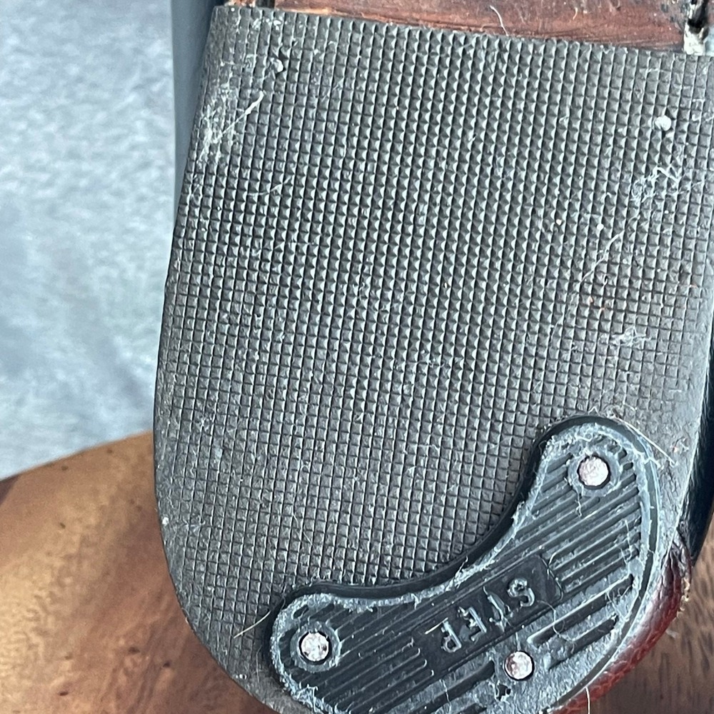 Cole Haan Loafers Mens 11 E Black Brown Leather‎ Kiltie Buckle Detail - Picture 10 of 16